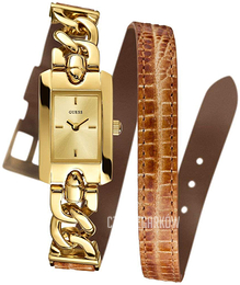 Guess Trend Żółte złoto/Stal w odcieniu złota W0053L6