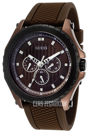 Guess Brązowy/Guma Ø44 mm W0063G5