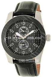 Guess Czarny/Skóra Ø49 mm W0079G1