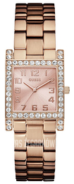 Guess Różowe złoto/Stal w kolorze różowego złota W0128L3