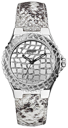 Guess Srebrny/Skóra Ø38 mm W0227L1