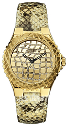 Guess Dress Żółte złoto/Skóra Ø26 mm W0227L2
