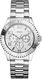 Guess Srebrny/Stal Ø40 mm W0231L1