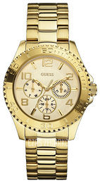 Guess Sporty Żółte złoto/Stal w odcieniu złota Ø40 mm W0231L2