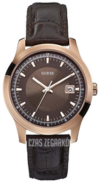 Guess Brązowy/Skóra Ø41 mm W0250G2
