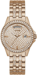 Guess Różowe złoto/Stal w kolorze różowego złota Ø38 mm W0254L3