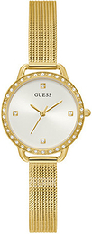 Guess Srebrny/Stal w odcieniu złota Ø30 mm W0287L2