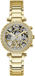 Guess Mini Żółte złoto/Stal w odcieniu złota Ø36 mm W0403L2