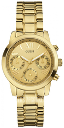 Guess Mini Żółte złoto/Stal w odcieniu złota Ø36.5 mm W0448L2