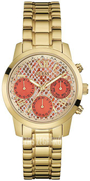 Guess Sunrise Wielokolorowy/Stal w odcieniu złota Ø36.5 mm W0448L7