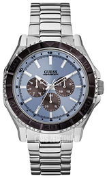Guess Sporty Niebieski/Stal Ø45 mm W0479G2