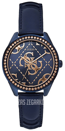 Guess Niebieski/Skóra Ø36 mm W0524L1