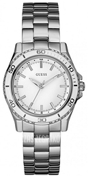 Guess Sporty Biały/Stal Ø36 mm W0557L1