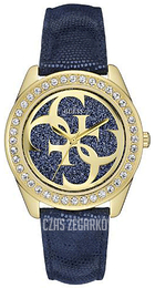 Guess G Twist Niebieski/Skóra Ø40 mm W0627L2