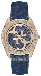Guess Niebieski/Skóra Ø38 mm W0627L3