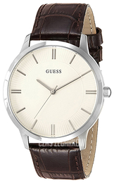 Guess Biały/Skóra Ø40 mm W0664G2