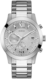 Guess Atlas Srebrny/Stal Ø45 mm W0668G7