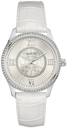 Guess Dress Srebrny/Skóra Ø39 mm W0768L4