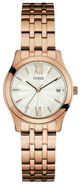 Guess Srebrny/Stal w kolorze różowego złota Ø38 mm W0769L3