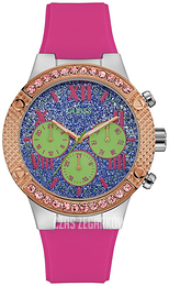 Guess Sporty Wielokolorowy/Guma Ø44 mm W0772L4