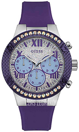Guess Srebrny/Guma Ø39 mm W0772L5