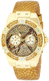 Guess Żółte złoto/Skóra Ø39 mm W0775L13