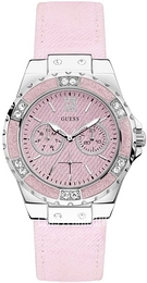 Guess Limelight Różowy/Skóra Ø40 mm W0775L15