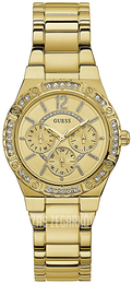 Guess Iconic Żółte złoto/Stal w odcieniu złota Ø36 mm W0845L2