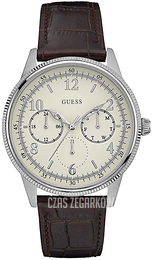 Guess Biały/Skóra Ø44 mm W0863G1