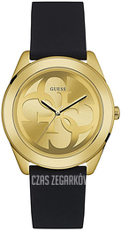 Guess G Twist Żółte złoto/Guma Ø38 mm W0911L3
