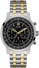 Guess Czarny/Stal w odcieniu złota Ø44 mm W0915G2