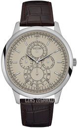 Guess Biały/Skóra Ø46 mm W0920G2