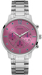Guess Różowy/Stal Ø42 mm W0941L3