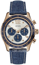Guess Wielokolorowy/Skóra Ø44 mm W0970G3