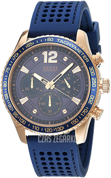 Guess Niebieski/Guma Ø44 mm W0971G3
