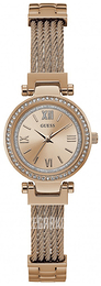 Guess Mini Różowe złoto/Stal w kolorze różowego złota Ø27 mm W1009L3