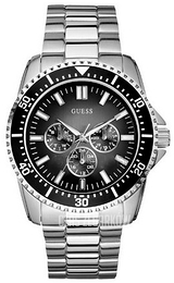 Guess Czarny/Stal Ø44 mm W10245G4