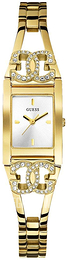 Guess G Hour Srebrny/Stal w odcieniu złota W10543L1