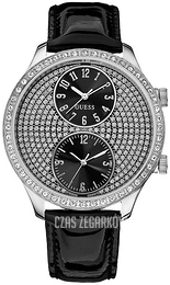 Guess Trend Czarny/Skóra Ø47 mm W10558L2