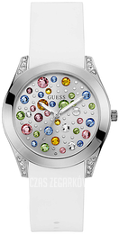 Guess Wonderlust Srebrny/Guma Ø38 mm W1059L1