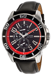 Guess Czarny/Skóra Ø44 mm W10602G1