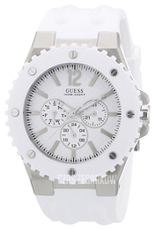 Guess OverDrive Biały/Guma Ø44 mm W10603G1