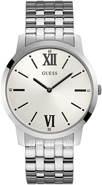 Guess Srebrny/Stal Ø44 mm W1073G1
