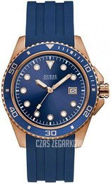 Guess Niebieski/Guma Ø44 mm W1109G3