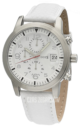 Guess Biały/Skóra Ø44 mm W11163G3