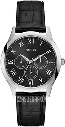 Guess Analog Czarny/Skóra Ø40 mm W1130G1