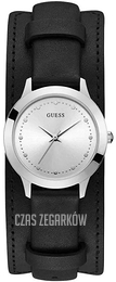 Guess Chelsea Srebrny/Skóra Ø31 mm W1151L2