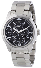 Guess Czarny/Stal Ø44 mm W11562G3