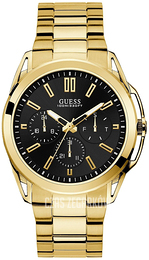Guess Czarny/Stal w odcieniu złota Ø44 mm W1176G3