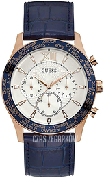 Guess Multifunction Biały/Skóra Ø45 mm W1262G4